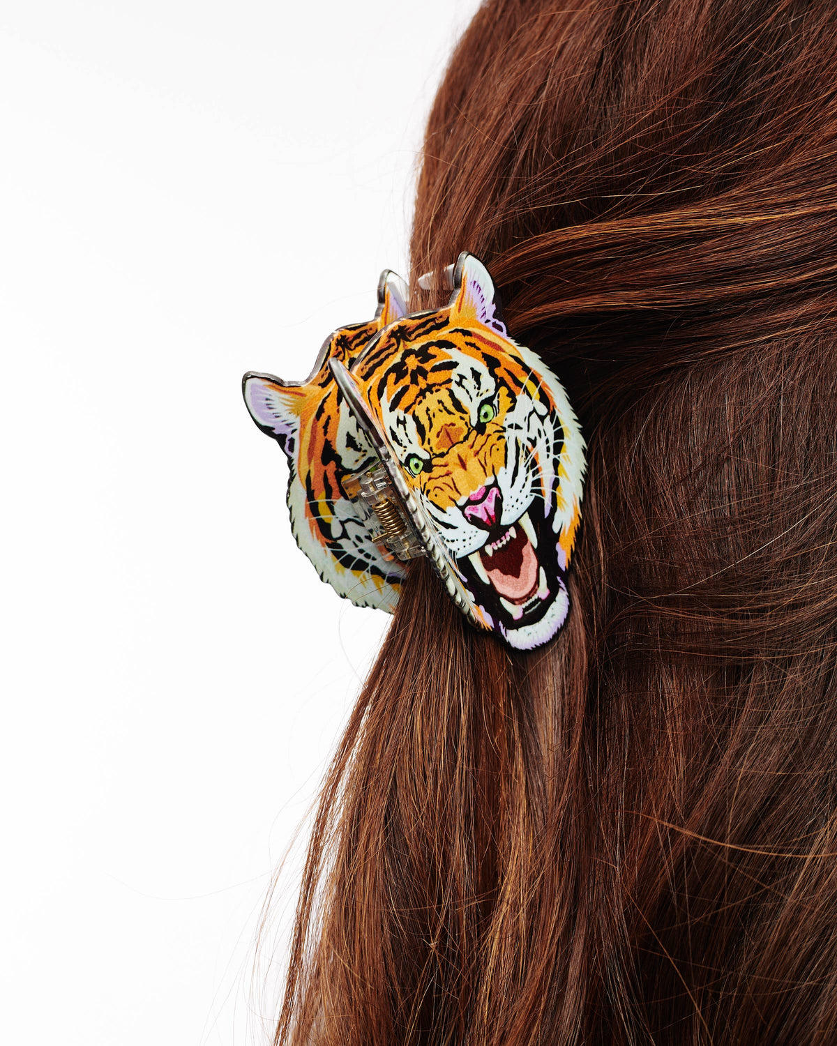 Tiger head claw clip