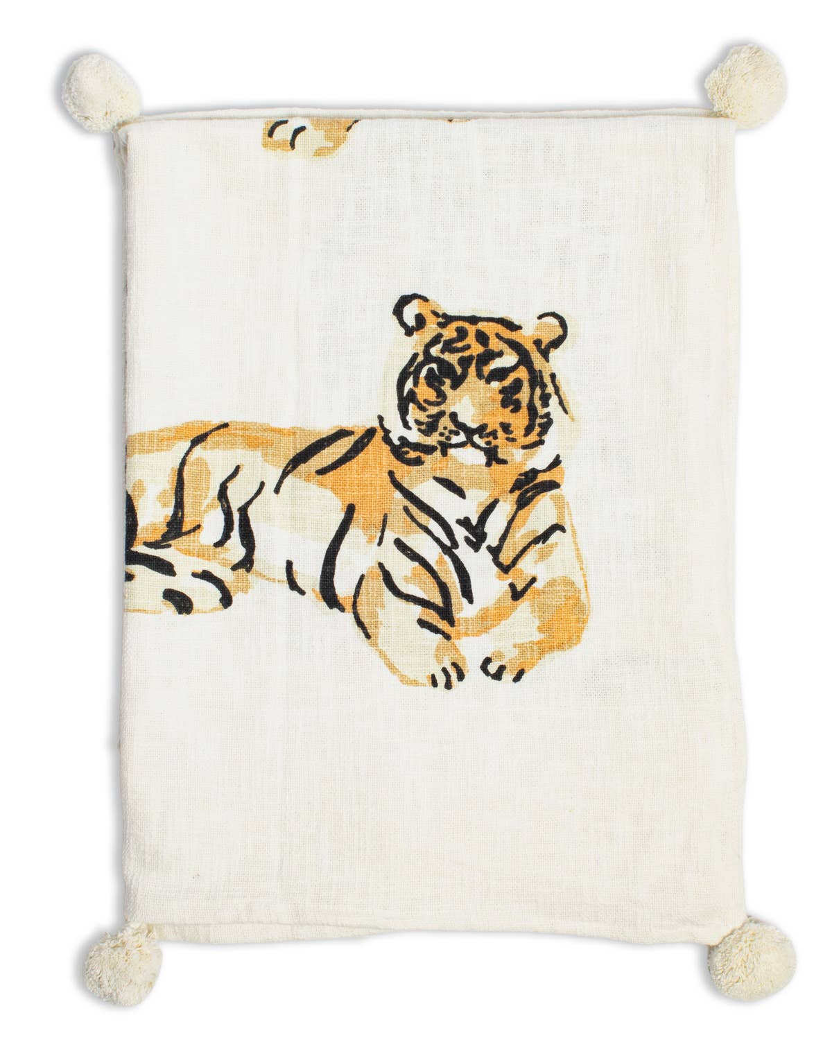 Regal Tiger Luxe Throw Natural/Multi 50x60