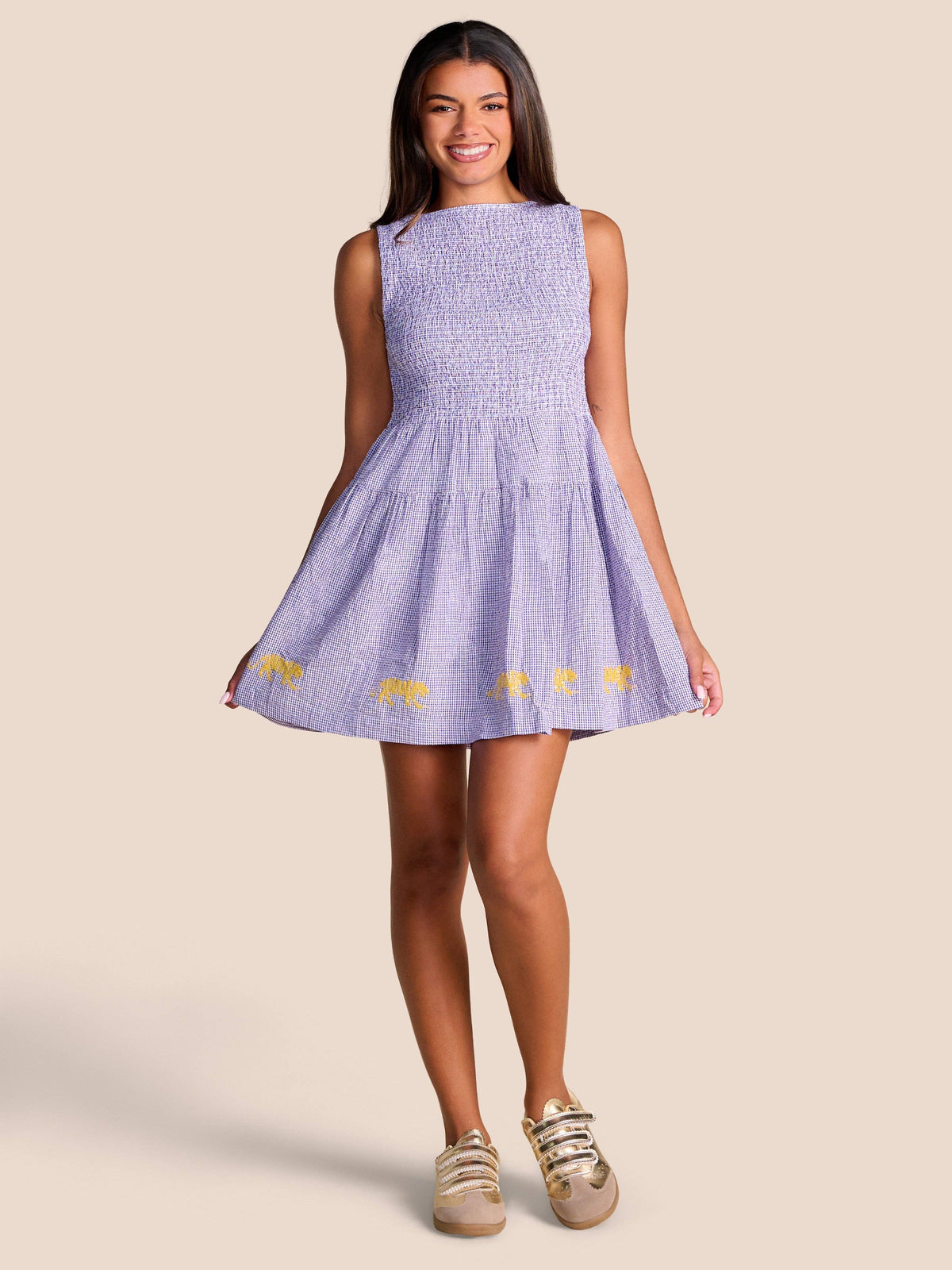 LSU Good Sport Seersucker Dress