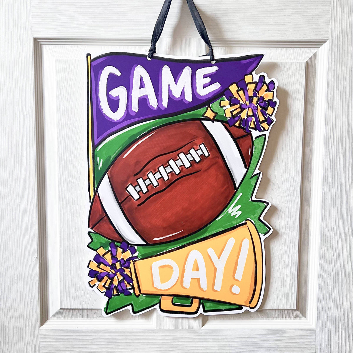 Game Day Customizable Door Hanger - Sports Louisiana Brand