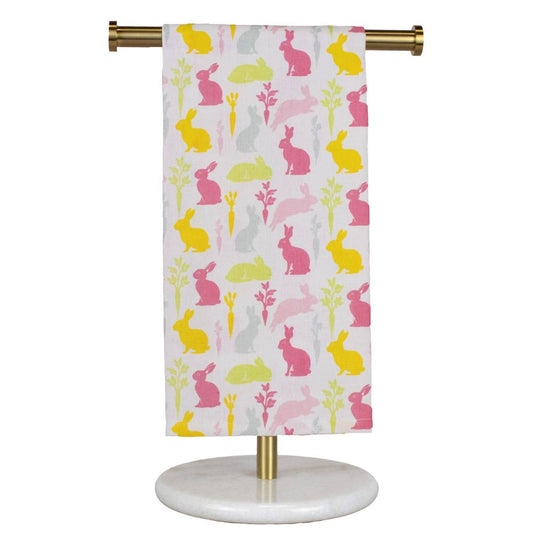 Becker Bunny Hand Towel   White/Multi   20x28