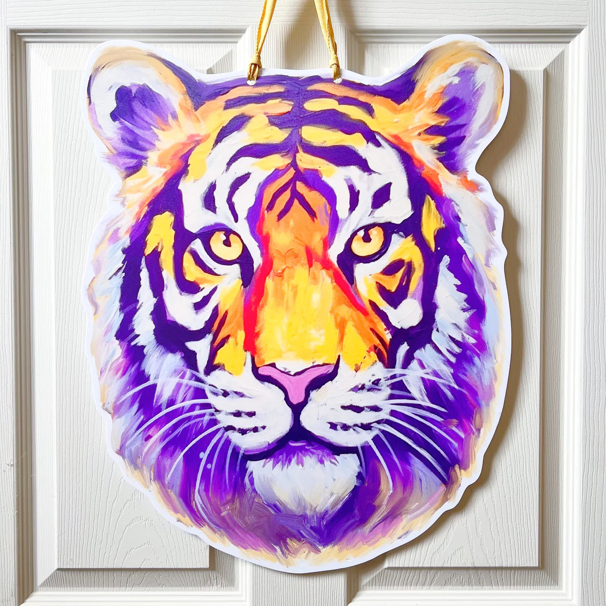 Door Hanger- LSU Tiger Head