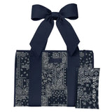 Navy Bandana Bow Jelly Tote Bag