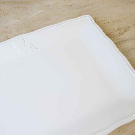Louisiana Platter   White   11.5x8.5